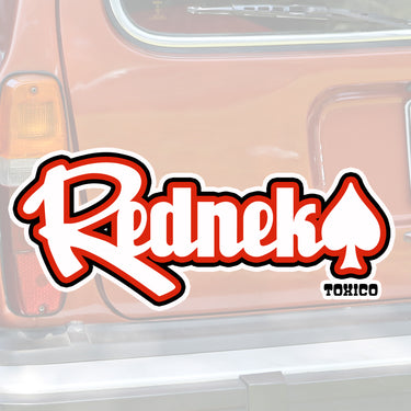 Rednek Spade Sticker - Toxico Clothing