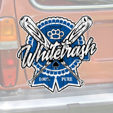 Whitetrash Rosette Sticker - Toxico Clothing