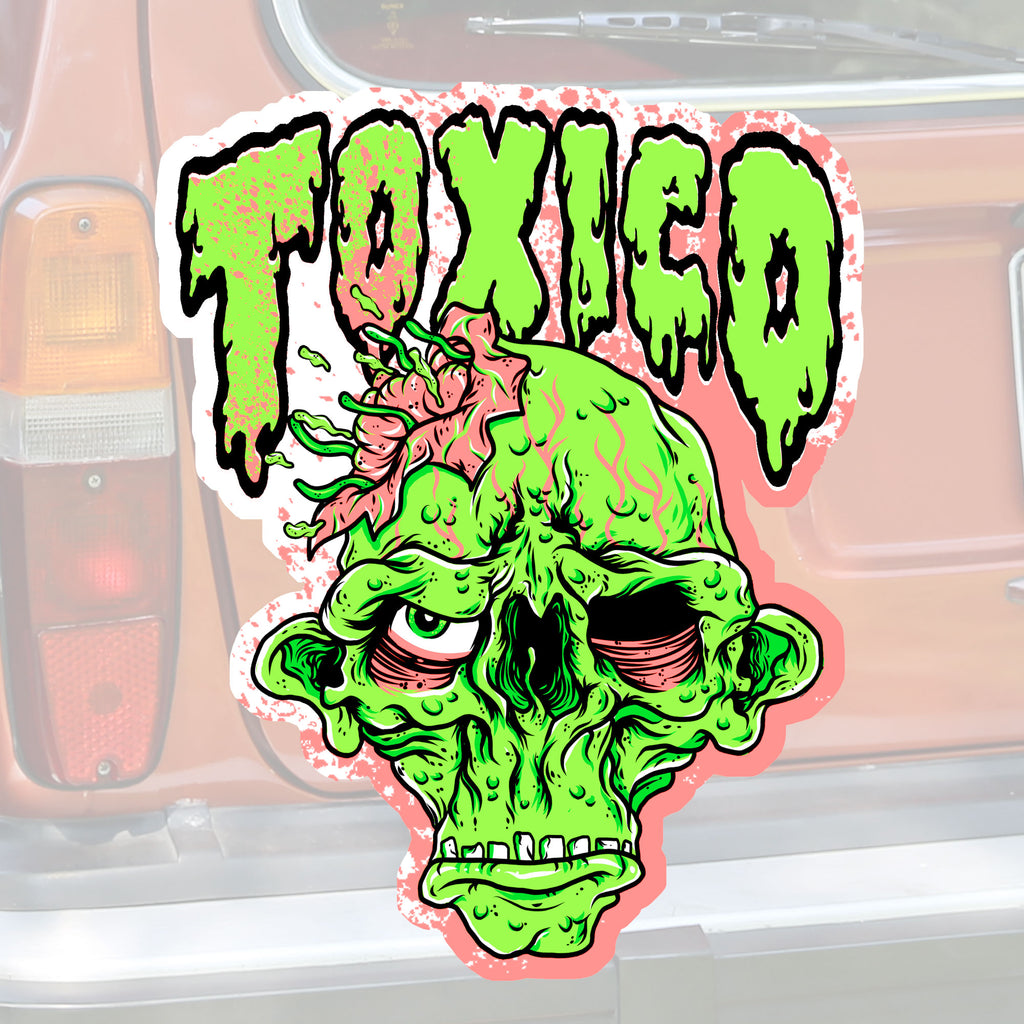 Zombie Head Sticker
