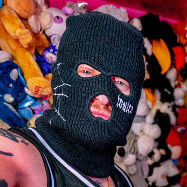 Cob Web Balaclava - Toxico Clothing