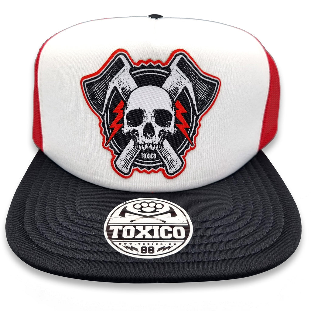 Axe Skull Trucker Hat