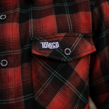 Axe Skull Flannel - Toxico Clothing