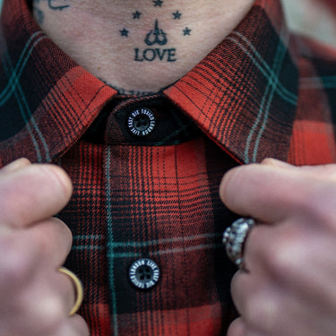 Axe Skull Flannel - Toxico Clothing
