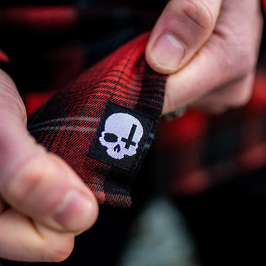 Axe Skull Flannel - Toxico Clothing