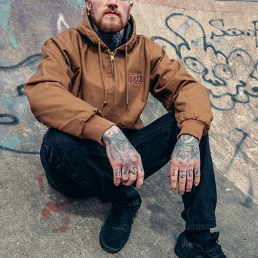 Canvas Hooded Work Jacket - Toxico Clothing