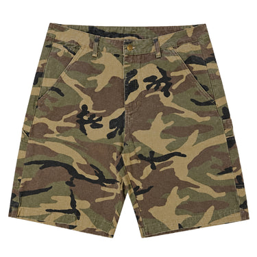 Camo Canvas Carpenter Shorts