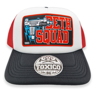 Deth Squad Uzi Trucker Hat - Toxico Clothing