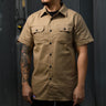 Garage Shirt (Tan) - Toxico Clothing