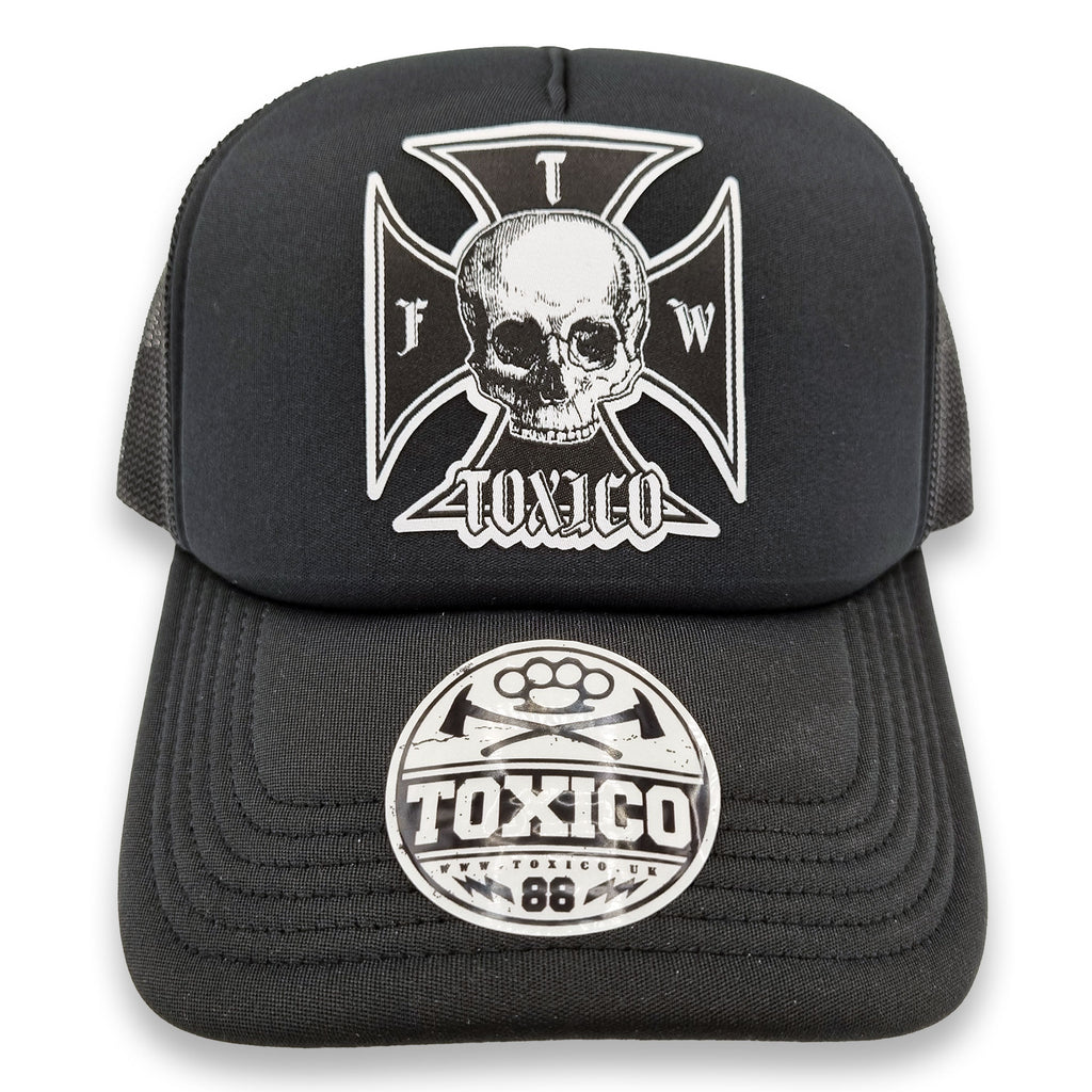 Iron Cross Trucker Hat - Toxico Clothing