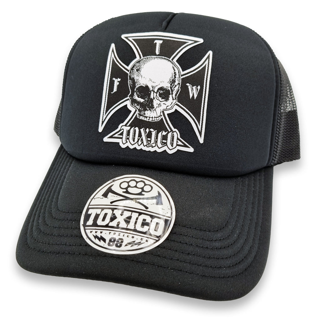 Iron Cross Trucker Hat - Toxico Clothing