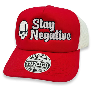 Stay Negative Trucker Hat - Toxico Clothing