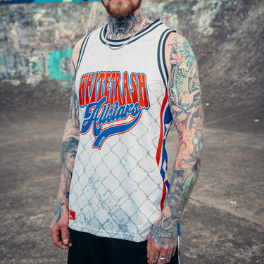 Whitetrash Allstars Mesh Tank - Toxico Clothing