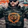 Duster Wreath Camo Pullover Hood - Toxico Clothing