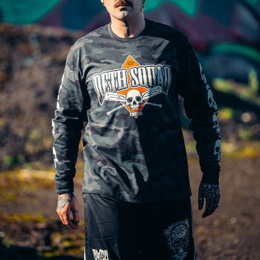 Deth Squad Bats Camo Longsleeve - Toxico Clothing