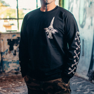 Nasty Skull Longsleeve - Toxico Clothing