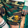Skully Camo Sweat Shorts - Toxico Clothing