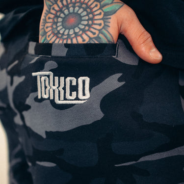 Scumbag Camo Sweat Shorts - Toxico Clothing
