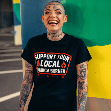 Church Burner Tee - Toxico Clothing