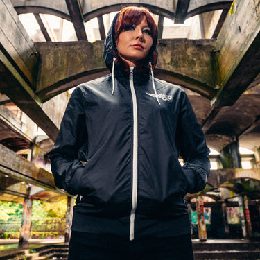 Meowtilated Hooded Windbreaker - Toxico Clothing