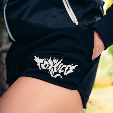 Meowtilated Retro Sweat shorts - Toxico Clothing