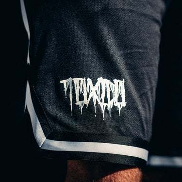 Nasty Skull Mesh Shorts - Toxico Clothing
