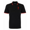 Bolt Skull Polo Shirt - Toxico Clothing