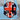 Skull Cross Union Sticker
