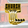 Church Pipes Sticker - Toxico Clothing