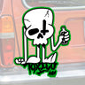 Skully Sticker - Toxico Clothing