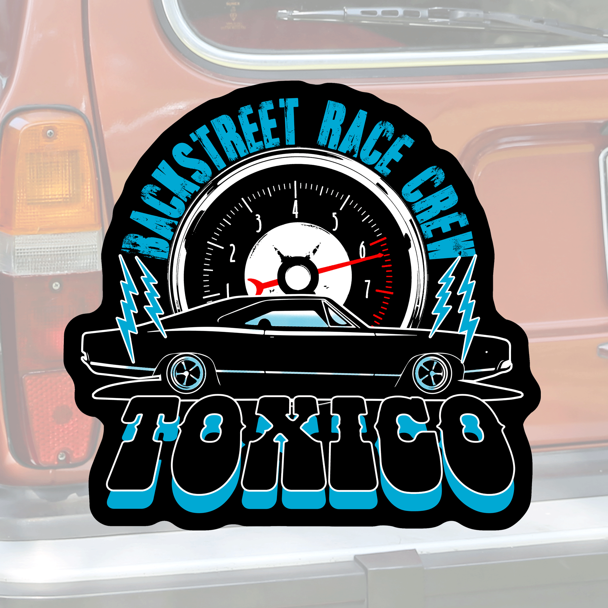 Bafe Sticker Backstreet Race Sticker – TOXICO Clothing