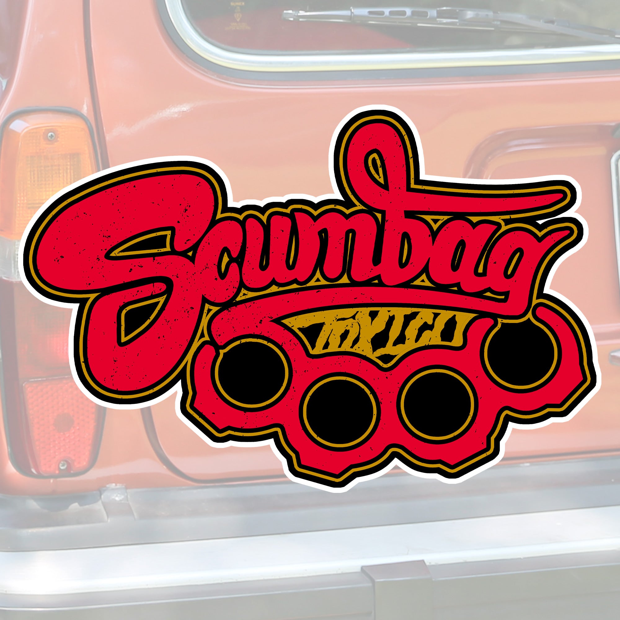 Scumbag Rave Scumbag Script Sticker – TOXICO Clothing