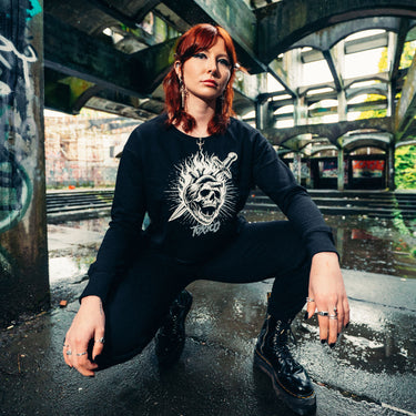 Sacred Cropped Sweat - Toxico Clothing