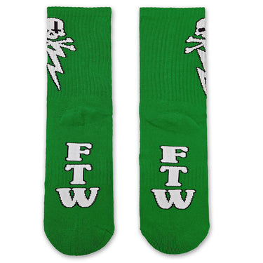 Bolt Skull FTW Socks (2 Pack) - Toxico Clothing