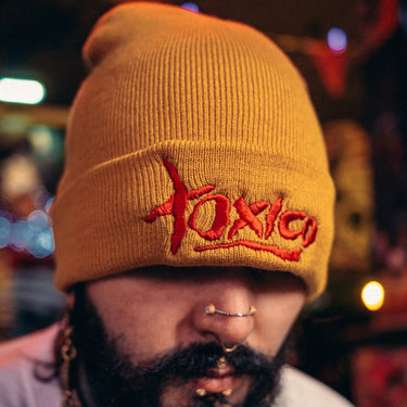 Trash Logo Beanie - Toxico Clothing