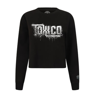 Rotten logo Cropped Sweat - Toxico Clothing