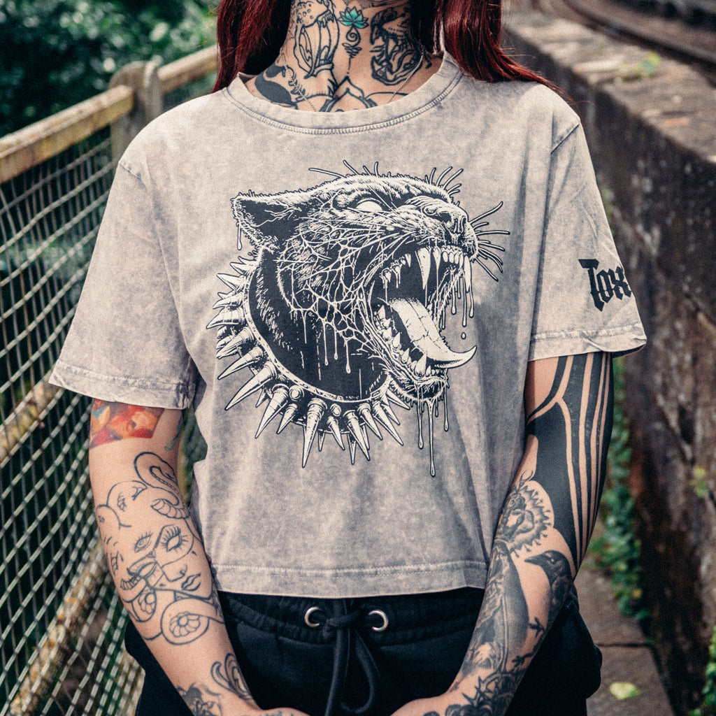 Panther Cropped Tee