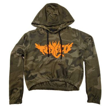 Winged Demon Cropped Hood - Toxico Clothing