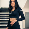 Struck Ribbed Crop Longsleeve - Toxico Clothing