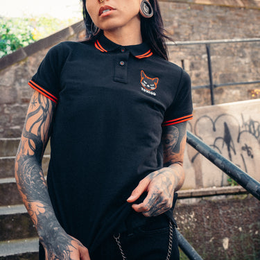 Mean Kitty Polo Shirt