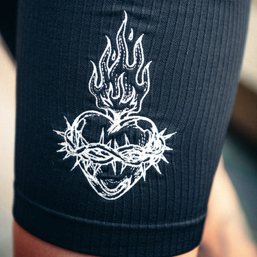 Heart & Thorns Ribbed Shorts