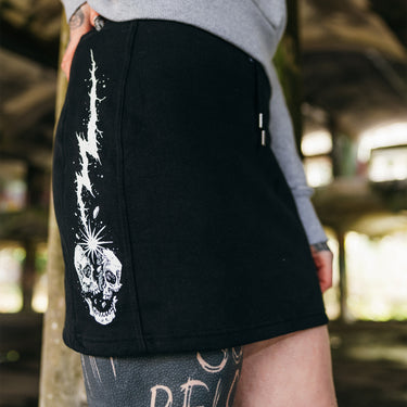 The Lightning Sweat Skirt - Toxico Clothing