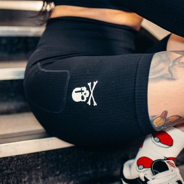 Struck Ribbed Shorts - Toxico Clothing