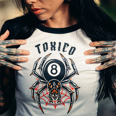 Spider Raglan Baby Tee
