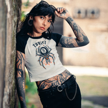 Spider Raglan Baby Tee