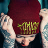 Demon Text Beanie - Toxico Clothing