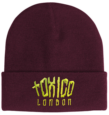Demon Text Beanie - Toxico Clothing
