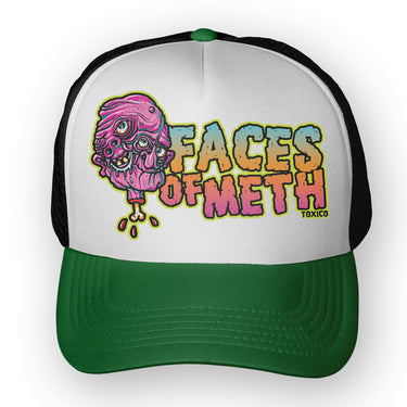 Faces Of Meth 2 Trucker Hat - Toxico Clothing