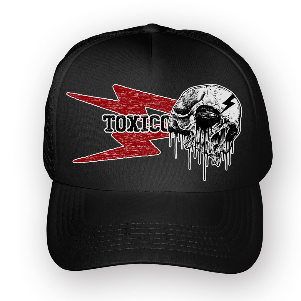 Bolt Skull Trucker Hat - Toxico Clothing