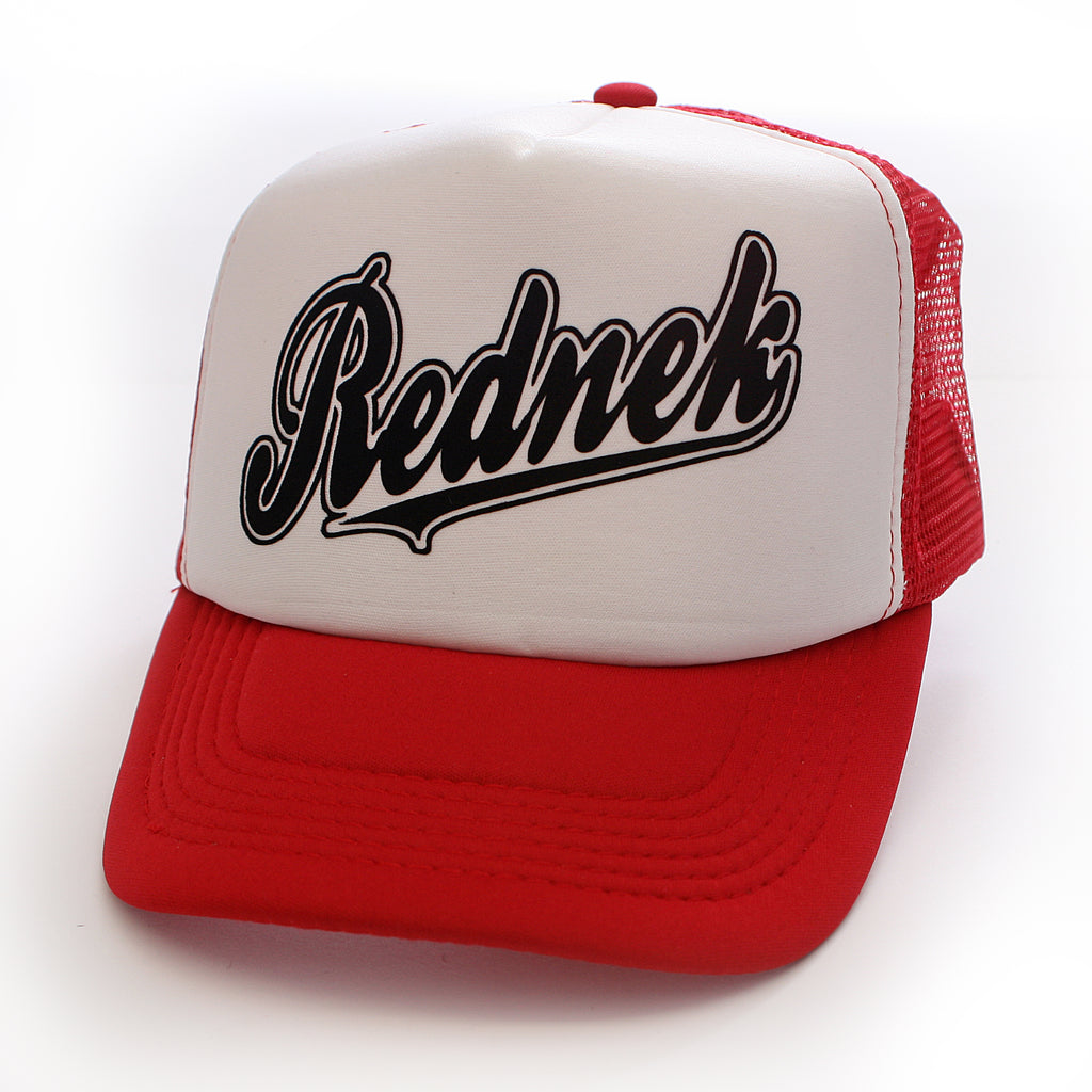 Rednek Script Trucker Hat - Toxico Clothing