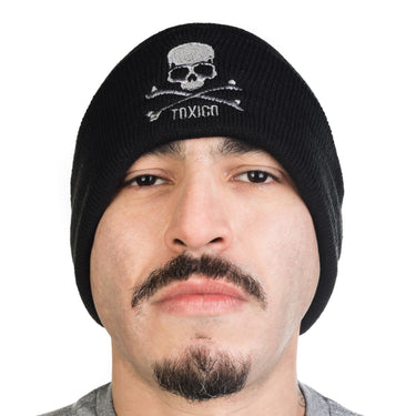 Skull & Bones Beanie - Toxico Clothing